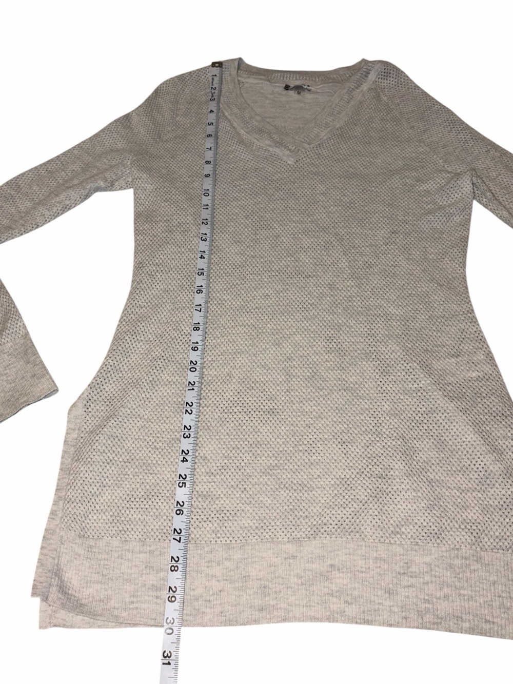 Smartwool Everyday Exploration Tunic Sweater Ash Heather Gray Wool Cotton Medium - Picture 7 of 7